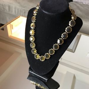 Fashion Jeweled Necklace.